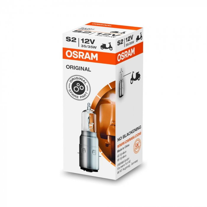 Bec Moto 12V S2 35/35 W Osram, Original [1]
