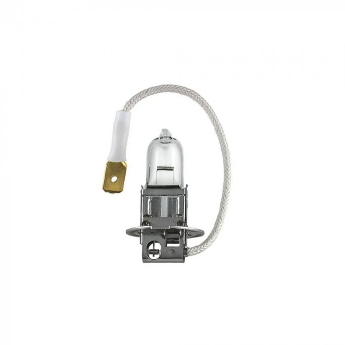 Pachet 2 Becuri Proiector H3 12V 55W PK22S Basic Sct [2]