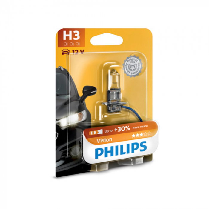 Bec Proiector H3 12V VISION Philips (Blister) [1]