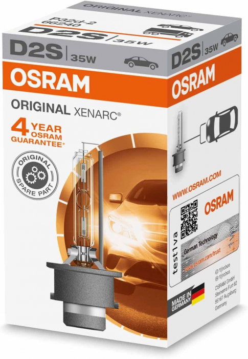Bec Xenon D2S 85V 4100K Osram Original Xenarc [1]