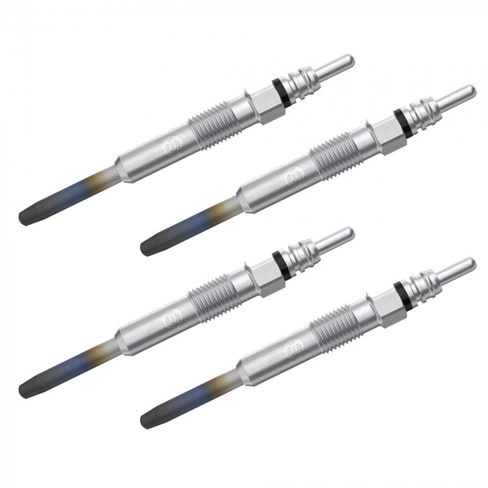 Set 4 bujii incandescente Bosch pentru Audi A2, A3, A4 B6, A6 C5, Seat Alhambra, Cordoba, Ibiza III, Leon, Toledo, Skoda Fabia, Octavia, VW Bora, Polo, Golf IV, Transporter T5 [1]