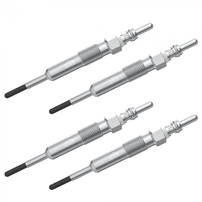 Set 4 bujii incandescente Bosch pentru Audi A3, A4, Seat Cordoba, Ibiza, Leon, Toledo, Skoda Fabia II, Octavia II, Roomster, Superb, VW Crafter, Golf V, Passat B6, Polo, Sharan, Touareg, Transporter [1]