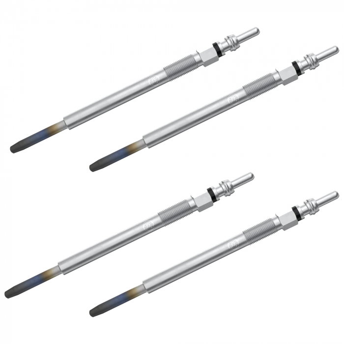 Set 4 bujii incandescente Bosch pentru Citroen Berlingo, C1, C2, C3, C4, C5, Jumpy, Xsara, Fiat Scudo, Ford C-Max, Fiesta, Focus II, Fusion, Peugeot 206, 207, 307, 3008, 308, 407, 5008 [1]