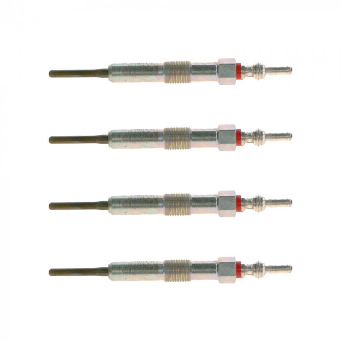 Set 4 bujii incandescente Bosch pentru Dacia Dokker, Duster, Logan II, Mercedes-Benz A-Class, B-Class, Citan, CLA, Nissan NV250, Renault Captur, Clio V, Kangoo [1]