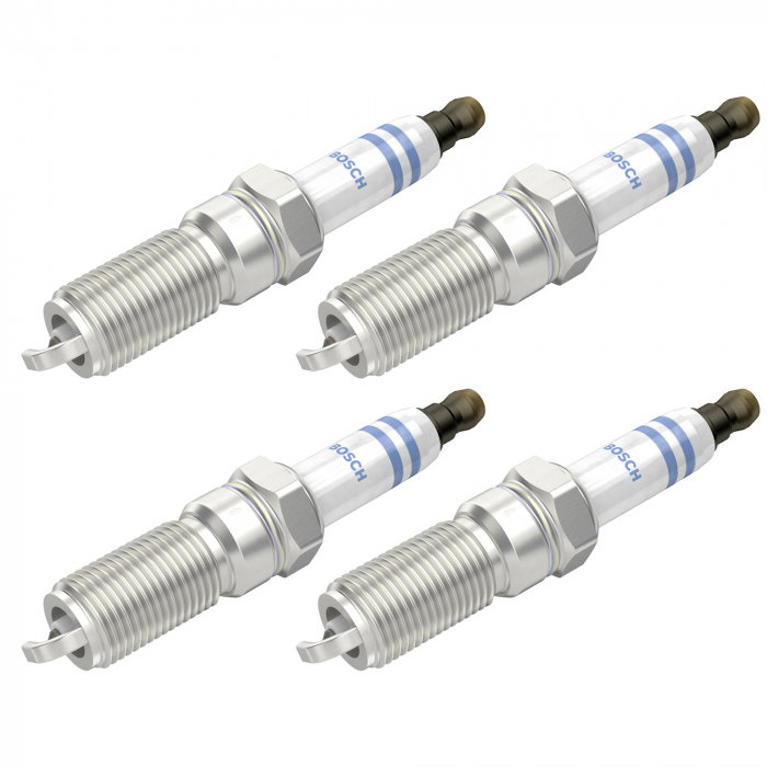 Set 4 bujii scanteie Bosch pentru Cadillac CTS, SRX, STS, Chevrolet Captiva, Lexus LS, Mazda 5, 6, Suzuki Grand Vitara [1]