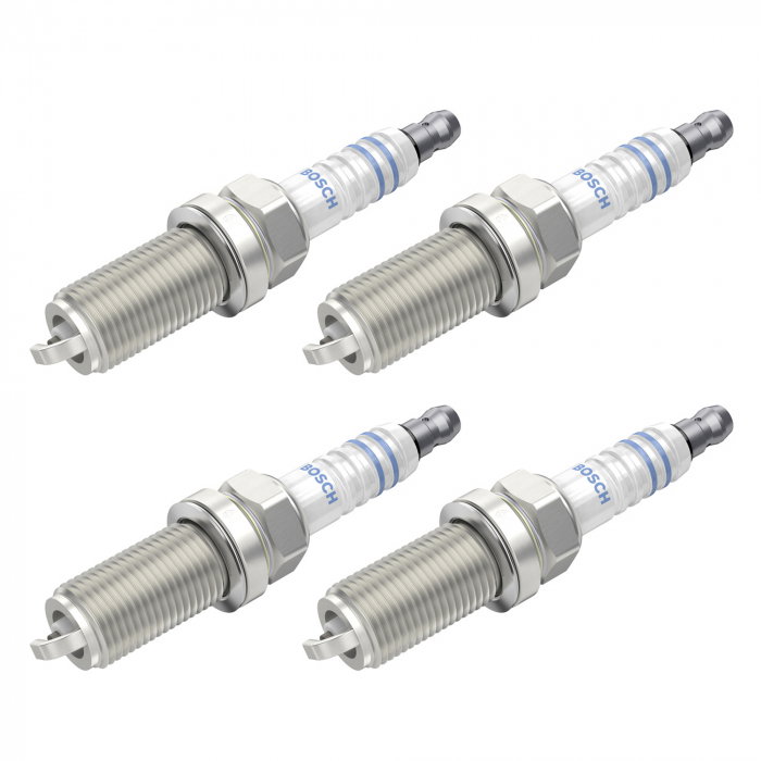 Set 4 bujii scanteie Bosch pentru Citroen C3, Xsara, Fiat Scudo, Hyundai ix35, Santa Fe, Sonata, Kia Sorento, Sportage, Nissan Almera, Micra, Primera, X-Trail, Renault Espace, Vel Satis [1]