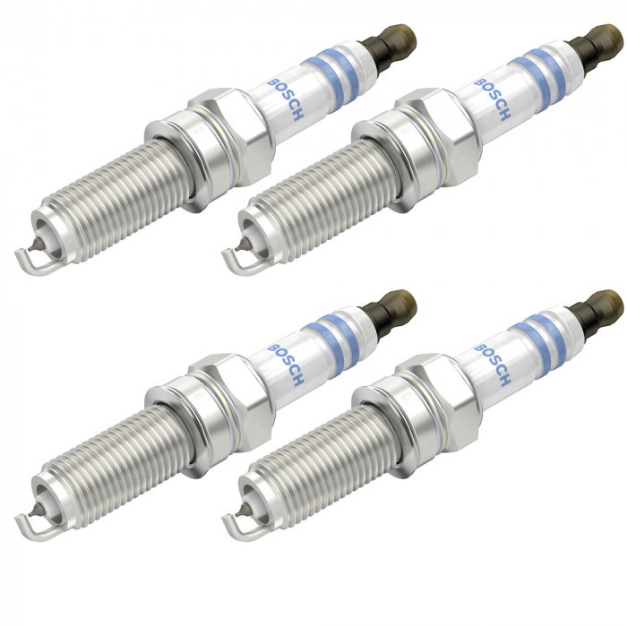 Set 4 buji scanteie Bosch pentru Fiat 500, Hyundai i10, i20, i30, Kia Ceed, Picanto, Rio, Stonic [1]