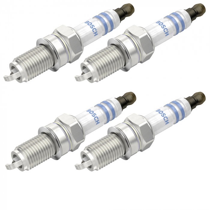Set 4 bujii scanteie Bosch pentru Fiat Punto, Doblo, Stilo, Panda, 500, Qubo, Ford KA, Opel Combo [1]