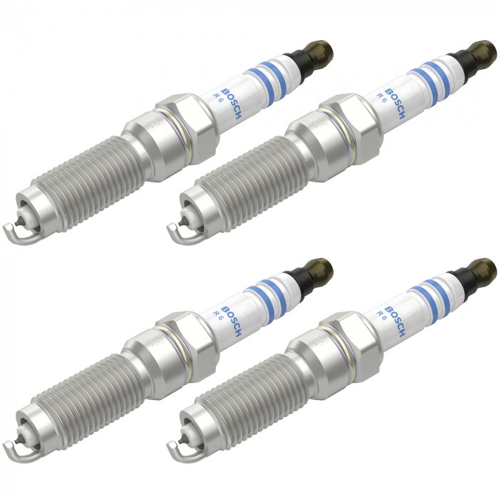 Set 4 bujii scanteie Bosch pentru Ford B-Max, C-Max, Ecosport, Fiesta, Focus, Mondeo, Transit [1]