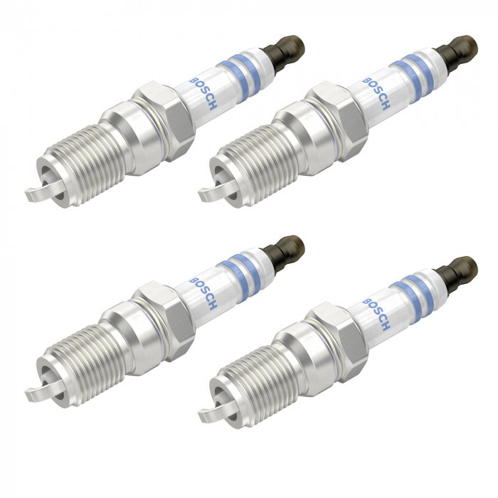 Set 4 bujii scanteie Bosch pentru Ford Focus, Jaguar S-Type, X-Type, Mazda 3, Volvo C30, S40, V50 [1]