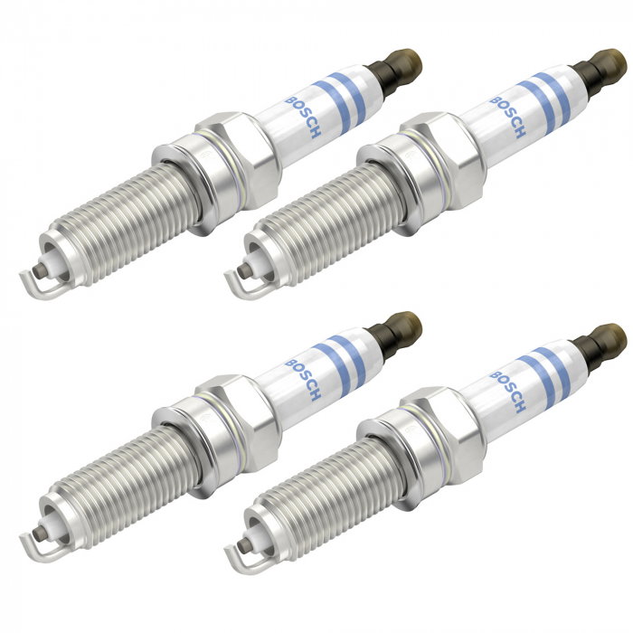 Set 4 bujii scanteie Bosch pentru Hyundai Accent, i20, i30, Veloster, Kia Carens, Ceed, Soul, Smart Fortwo [1]