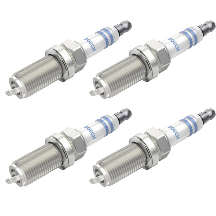 Set 4 bujii scanteie Bosch pentru Hyundai Santa Fe, Infiniti FX, Kia Carnival, Magentis, Nissan 350Z, Maxima, Murano, Pathfinder, Primera, Toyota Aygo, IQ, Land Cruiser Prado, Rav 4, Yaris [1]