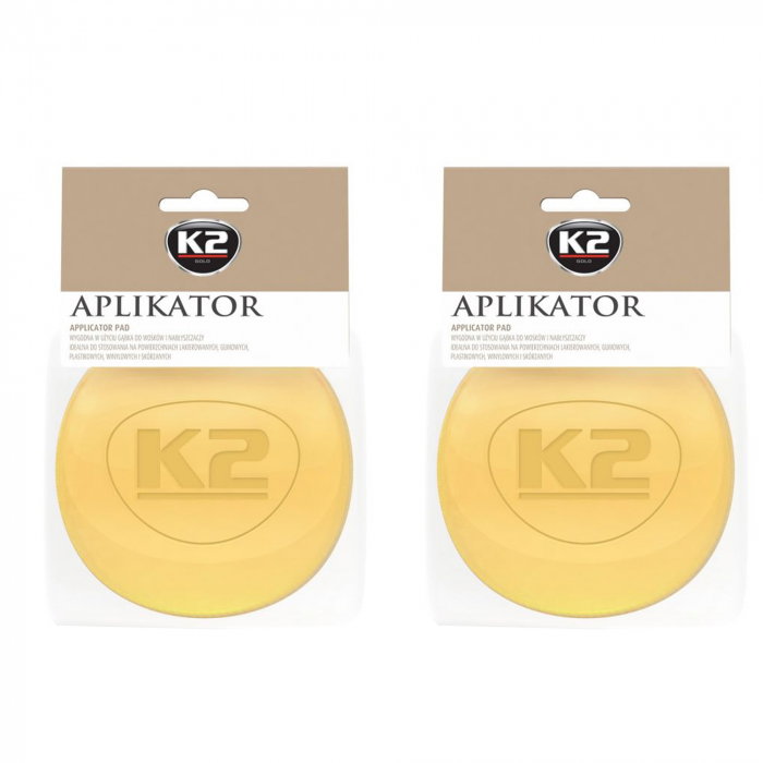 Pachet 2 bureti aplicatori K2 pentru ceara auto [1]