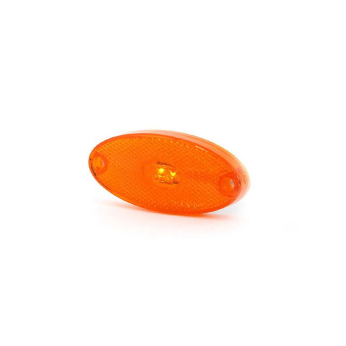 Lampă gabarit LED WAS W64 – 12V-24V, poziție portocaliu, montaj universal [1]