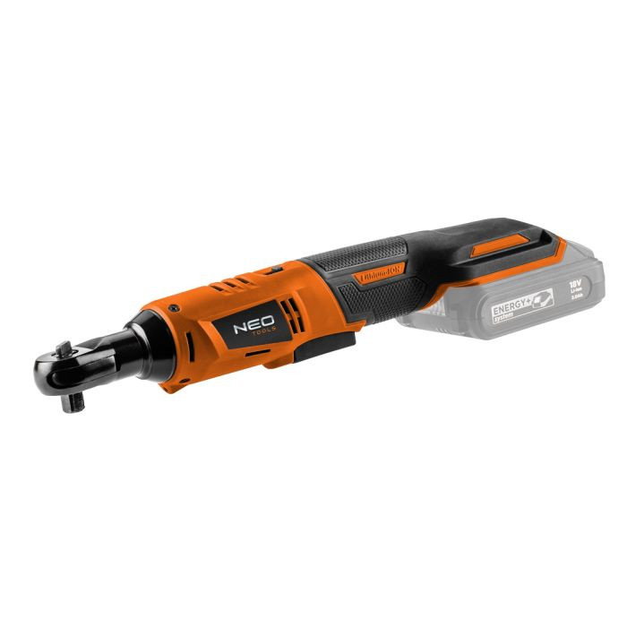 Cheia cu clichet Energy+ 18V, Li-ion, 3/8", fara acumulator, adaptor 1/2" [1]