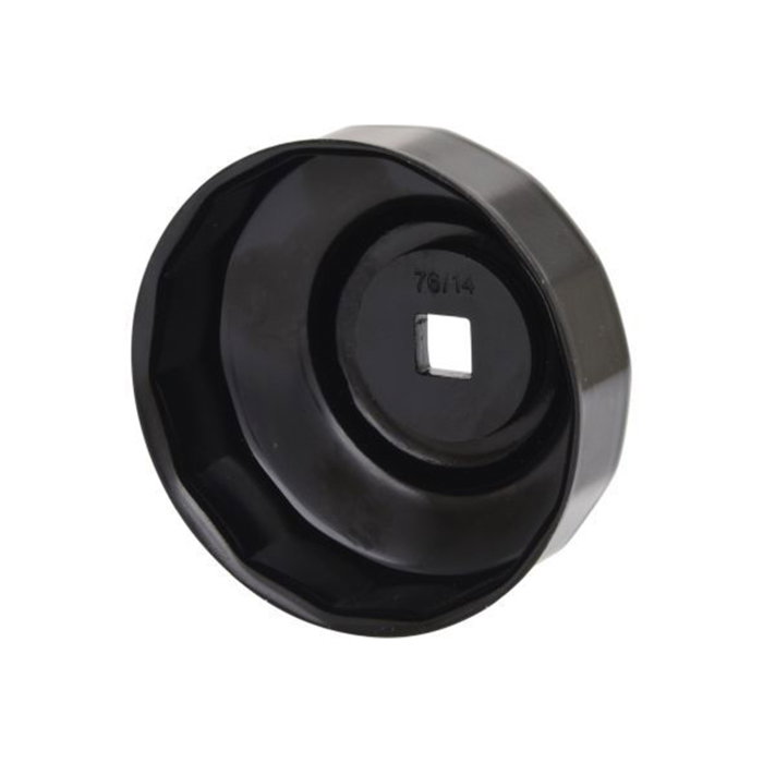 Cheie filtru ulei KS Tools 76 mm 14 laturi, pătrat 3/8" DIN3120/ISO1174 [1]