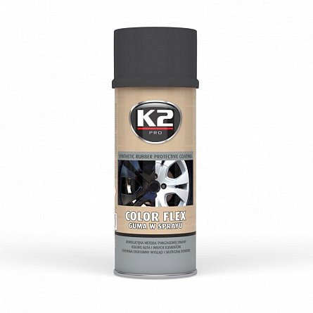 COLOR FLEX - Spray vopsea cauciucata - negru mat [1]