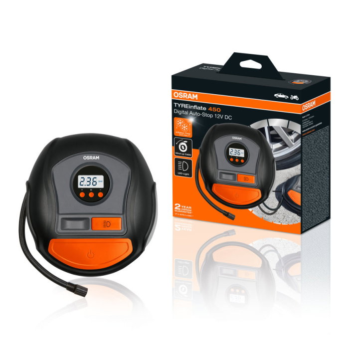 Compresor auto cu afisaj electornic Osram Tyreinflate 450 [1]