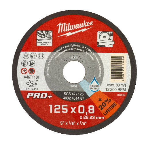Disc abraziv pentru debitat inox, 125x0.8x22.22 [1]