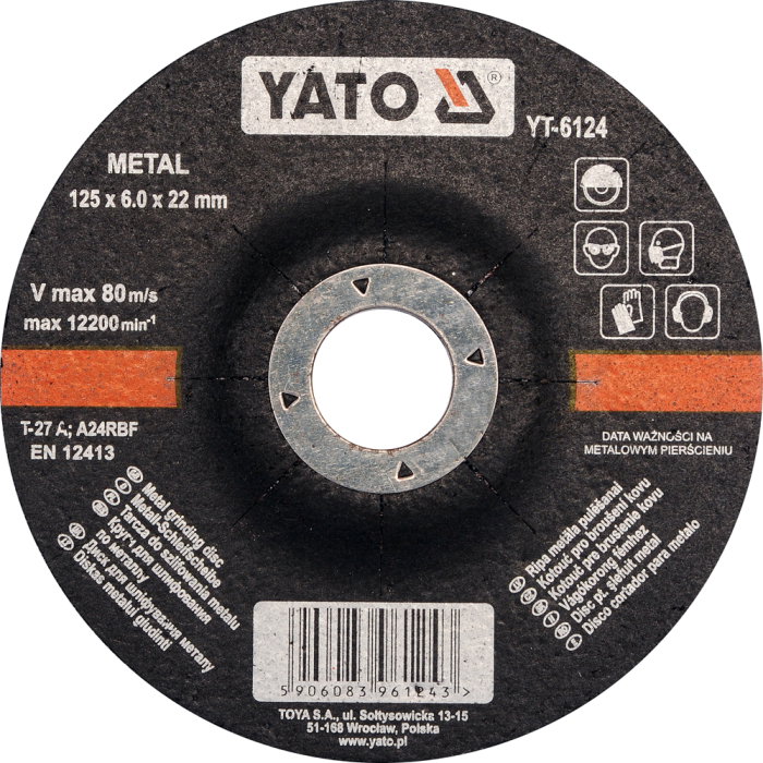DISC SLEFUIT METAL 125X6X22MM [1]