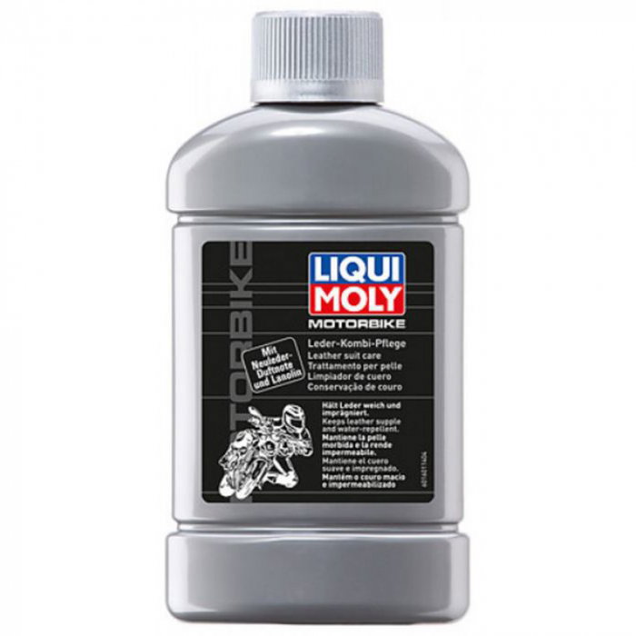 Emulsie tratament Liqui Moly pentru intretiere tapiterie piele Motorbike 250 ml [1]