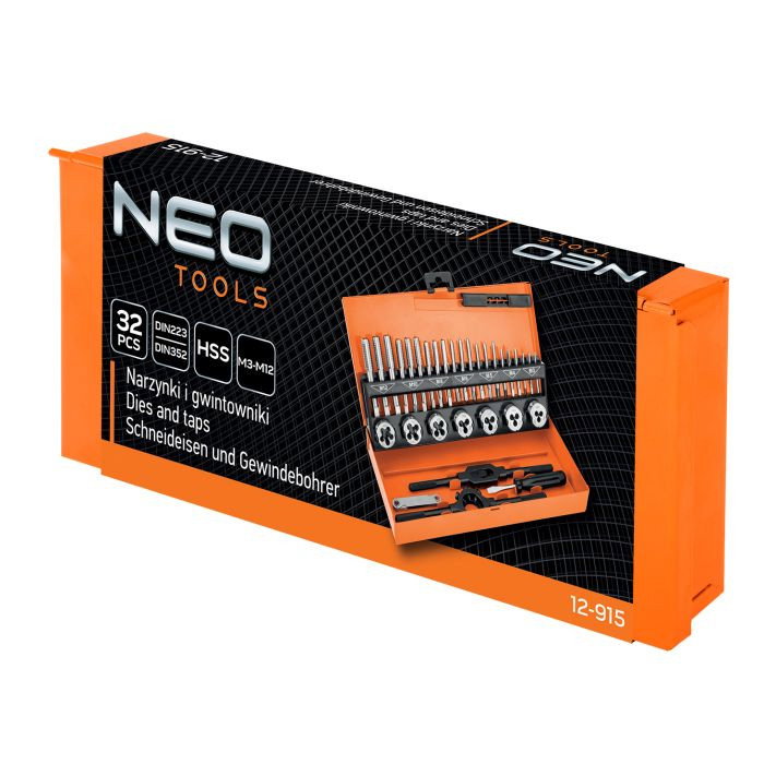 Filiere si tarozi M3-M12 set 32 buc HSS [3]