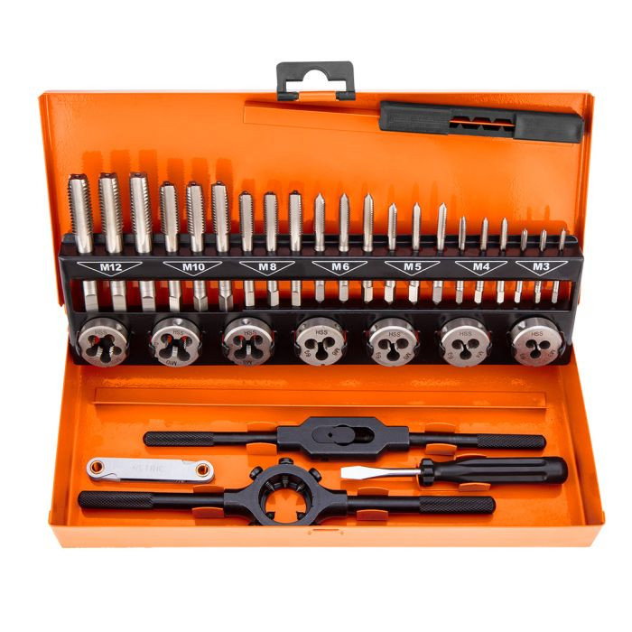 Filiere si tarozi M3-M12 set 32 buc HSS [2]