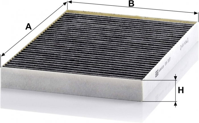 Filtru habitaclu Carbon Activ Mann pentru Chrysler 300C [2]