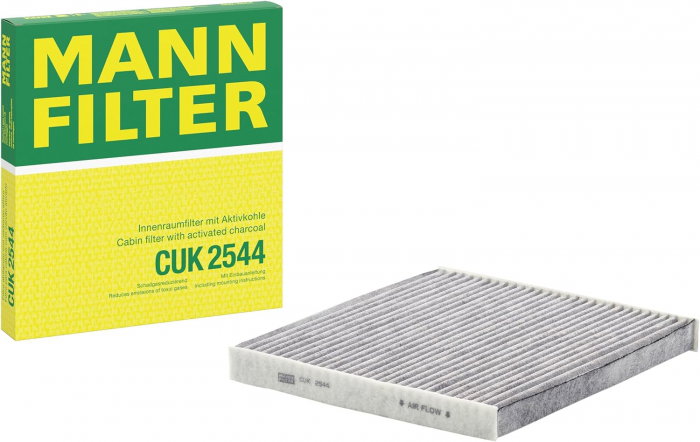 Filtru habitaclu Carbon Activ Mann pentru Citroën Jumper II, Fiat Ducato, Peugeot Boxer, Opel Movano C [2]