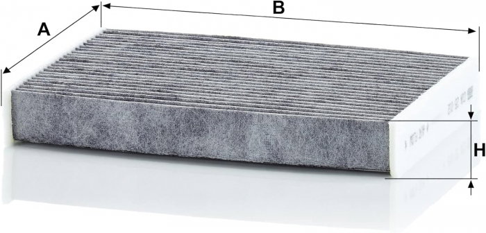 Filtru habitaclu Carbon Activ Mann pentru Dacia Dokker/Lodgy [2]