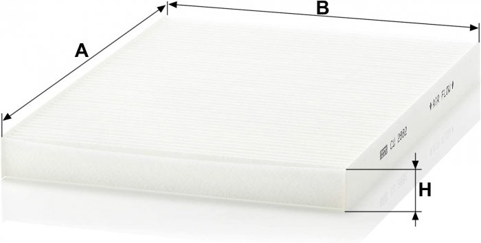Filtru habitaclu Mann CU 2882 pentru Audi, Seat, Skoda, VW [2]