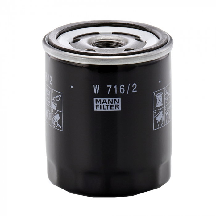 Filtru ulei Mann pentru Alfa Romeo Giulietta, Mito, Fiat 500X, Tipo, Jeep Compass, Renegade [1]