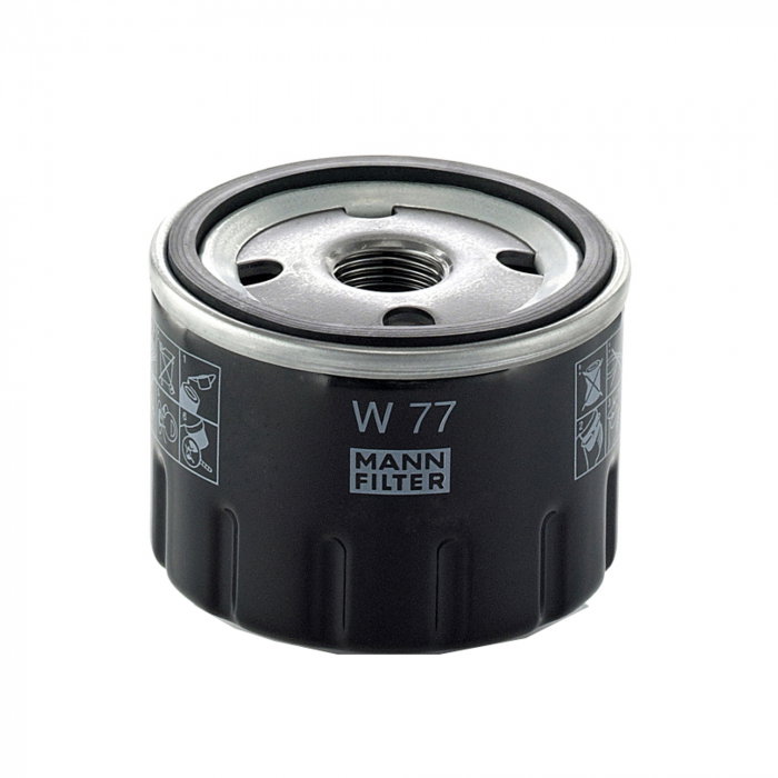 Filtru ulei Mann pentru Alpine 1600, Fiat Cinquento, Maserati Quatroporte IV, Renault 12, 15, 16, 17, 18, 20, 4, 5, 6 si Rodeo 4, 5, 6 [1]