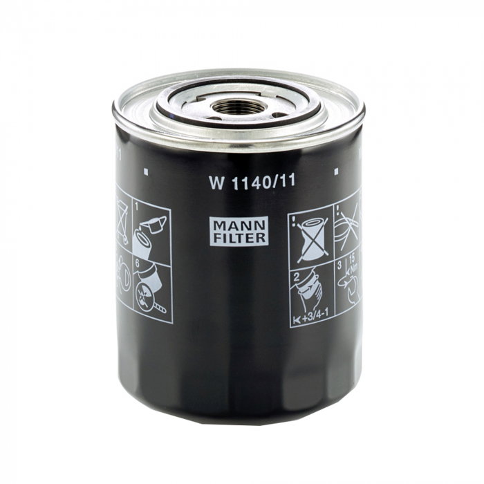 Filtru ulei Mann pentru JCB Fasttrac, Massey Ferguson MF5600, 6600, 7700, Valtra N Series, T Series [1]