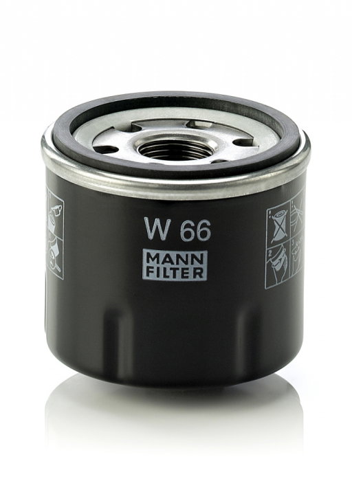 Filtru Ulei MANN-FILTER W 66 - Dacia Logan, Sandero 1.2 16V / Renault Clio, Twingo, Kangoo [1]