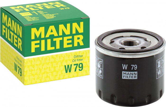 Filtru ulei Mann W 79 pentru Logan/ Sandero/ Duster 1.5 (E5) [1]