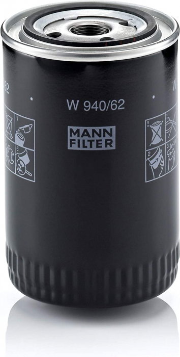 Filtru ulei Mann W 940/62 pentru Iveco, Citroen, Fiat, Peugeot [1]