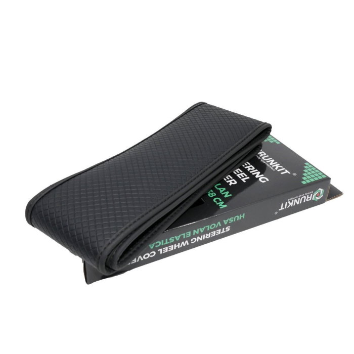 Husa volan elastica cusatura neagra Runkit - 38 cm [1]