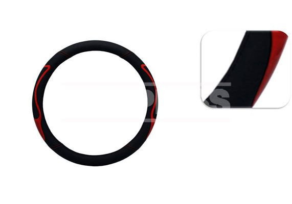 Husa Volan Negru Rosu 37-39 CM [1]