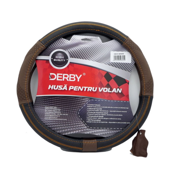 Husa volan piele naturala DERBY Maro (37-39 cm) [1]