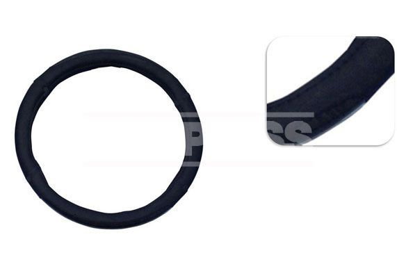 Husa Volan Piele Negru 37-39 CM [1]