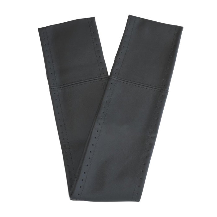 Husă Volan Umbrella cu Snur - Piele Naturală, Negru, 42-43 cm (Cusătură) [2]
