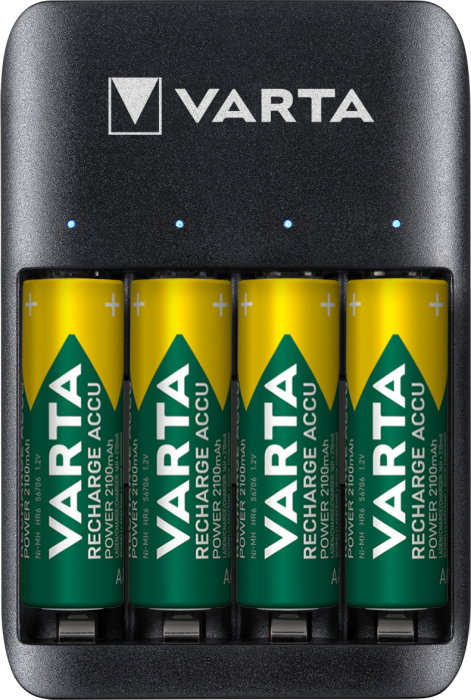 Incarcator baterie Varta USB Quattro Charger + 4X AA 2100 mAh [3]