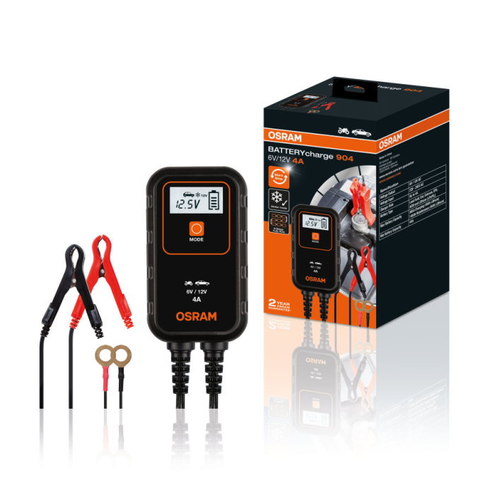 Incarcator baterii Osram 904 6V/12V 4A [1]
