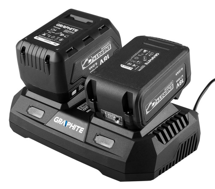 Incarcator dublu pentru bateriile Energy+ 58G085 GRAPHITE [10]