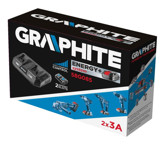 Incarcator dublu pentru bateriile Energy+ 58G085 GRAPHITE [4]