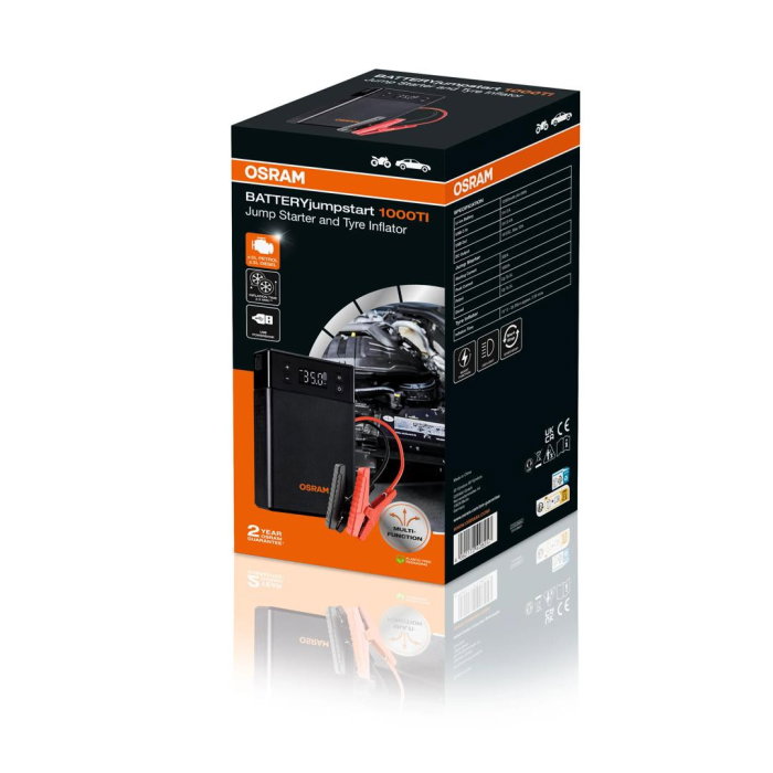 Jump starter pentru pornire masina Osram BATTERYjumpstart 1000TI - 12000 mAh [6]