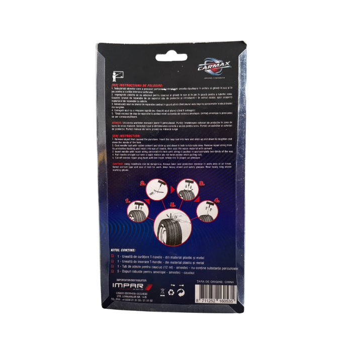 Kit reparatie pana anvelope Carmax [2]