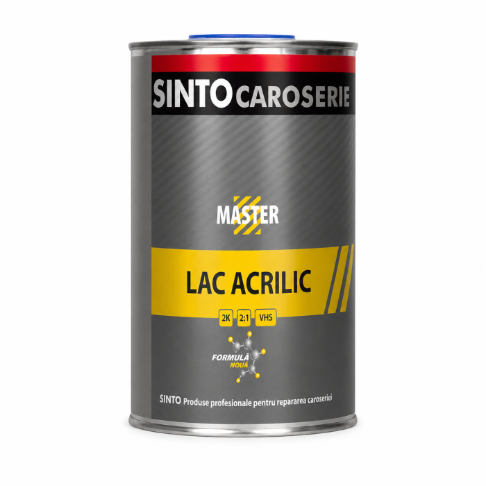 Lac acrilic auto Sinto Master HS transparent 1 litru pentru caroserie [1]