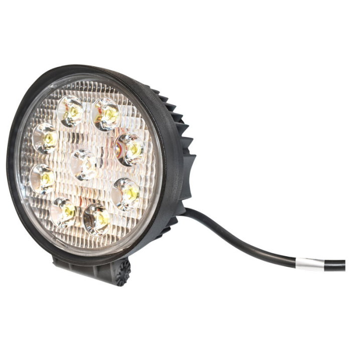 Lampa 9 LED-uri 10-60V 27W unghi de radiere 60 rotund [5]